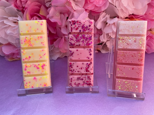 Marshmallow & White Peach Wax Melt Snap Bar