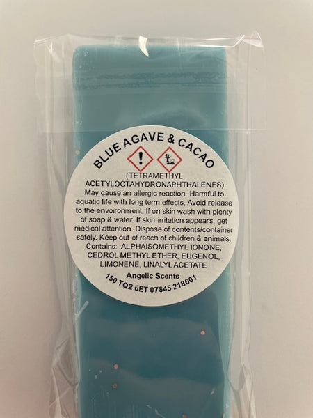Blue Agave and Cacao Wax Melt Snap Bar
