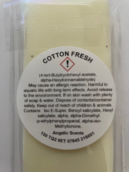 Cotton Fresh Wax Melt Snap Bar