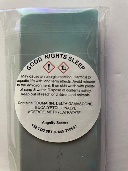 Good Nights Sleep Wax Melt Snap Bar