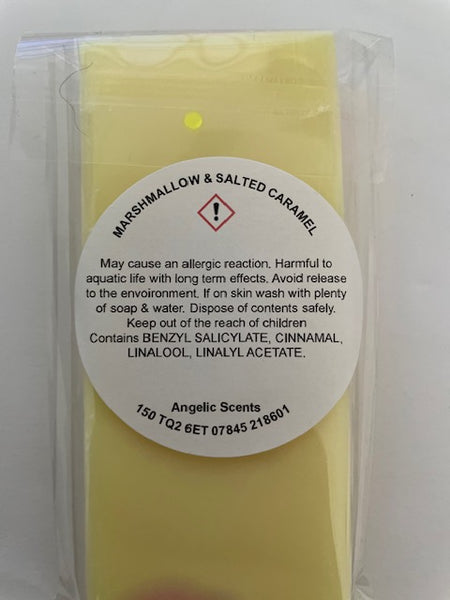 Marshmallow & Salted Caramel Wax Melt Snap Bar