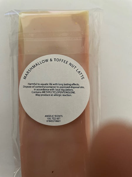 Marshmallow & Toffee Nut Latte Wax Melt Snap Bar