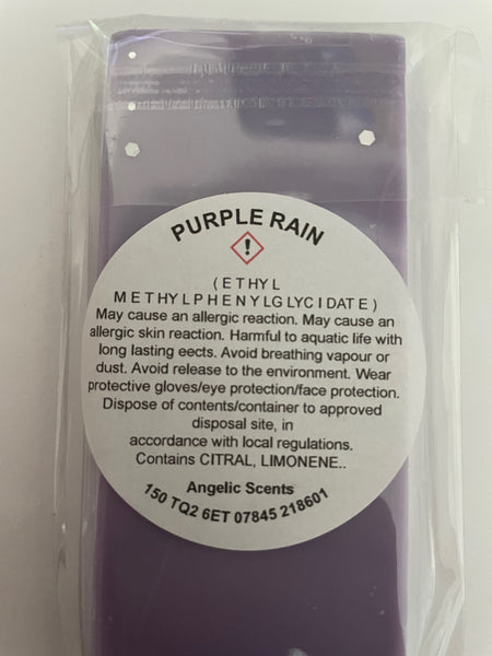 Purple Rain Wax Melt Snap Bar