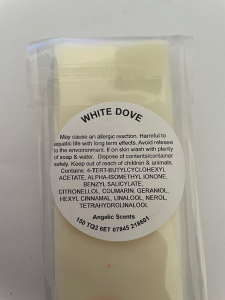 White Dove Wax Melt Snap Bar