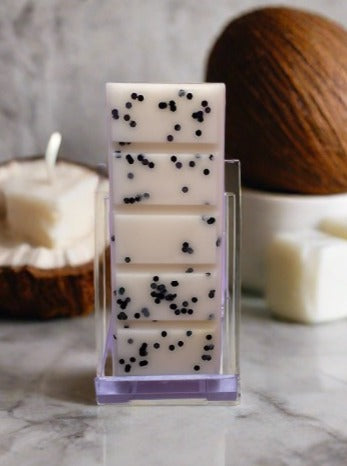 dark coconut wax melt snap bar
