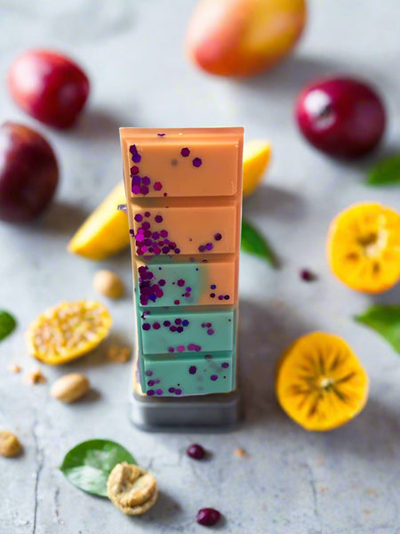 mango and passionfruit wax melt