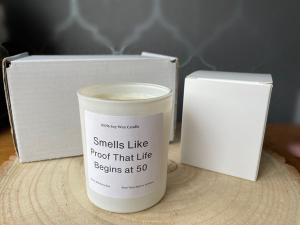 50th Birthday Candle Gift
