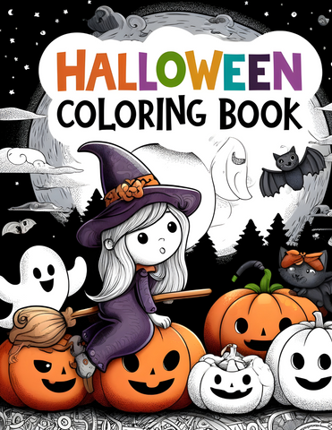 Halloween Colouring Book for Kids