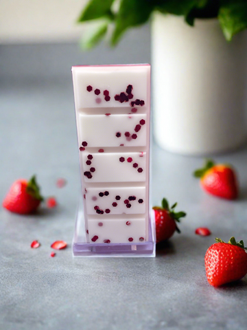 Strawberries and Cream Wax Melt Snap Bar