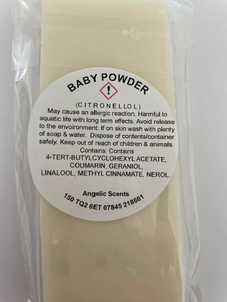 Baby Powder Wax Melt Snap Bar
