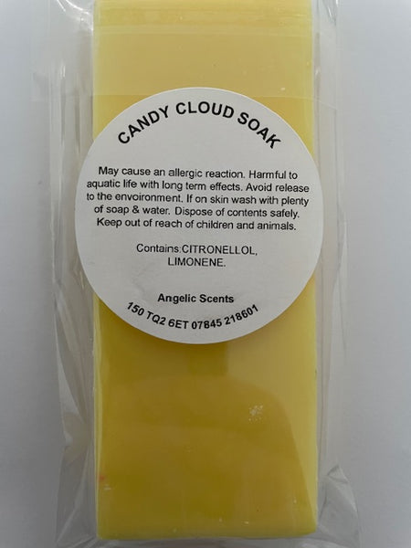 Candy Cloud Soak Wax Melt Snap Bar