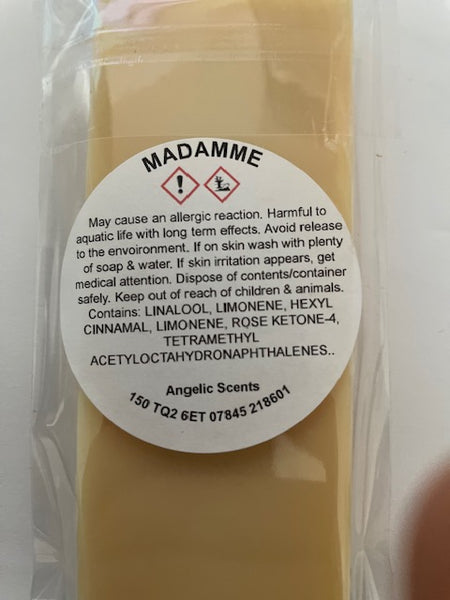 Madamme Wax Melt Snap Bar