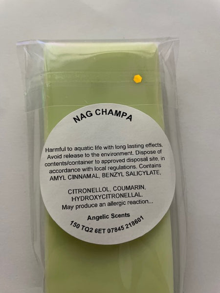 Nag Champa Wax Melt Snap Bar