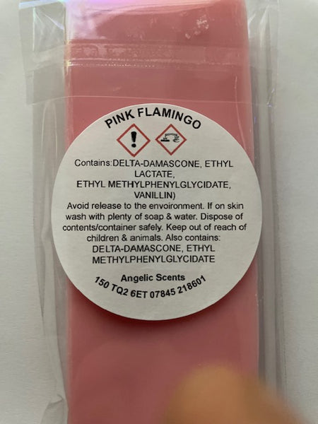 Pink Flamingo Wax Melt Snap Bar