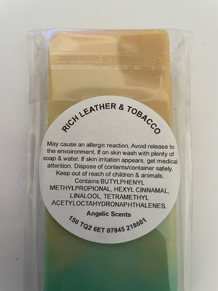 Rich Leather & Tobacco Wax Melt Snap Bar
