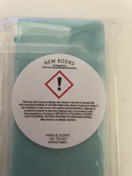 New Books Wax Melt Snap Bar