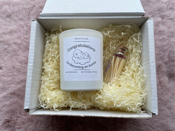 New Aunt Gift Candle, 20cl, Soy Wax