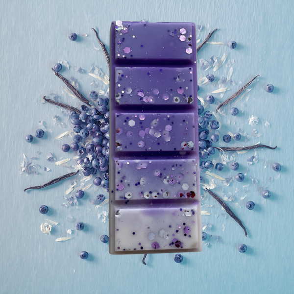 Blueberry and Vanilla Wax Melt Snap Bar