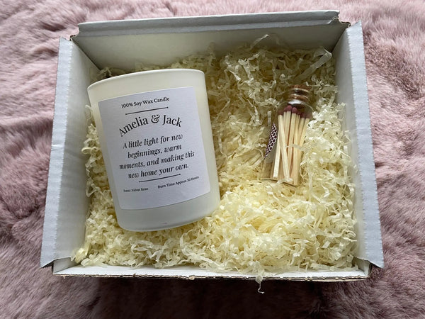 new home candle gift