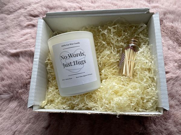 No Words Just Hugs Candle, 20cl, Soy Wax