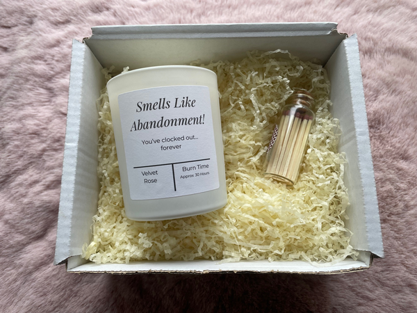 Retirement Gift Candle, 20cl, Soy Wax