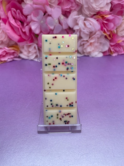 birthday cake wax melt snap bar