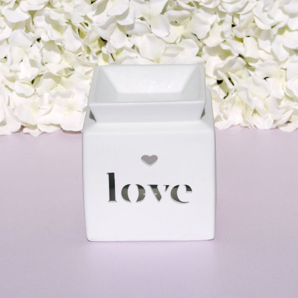 White Love Wax Burner